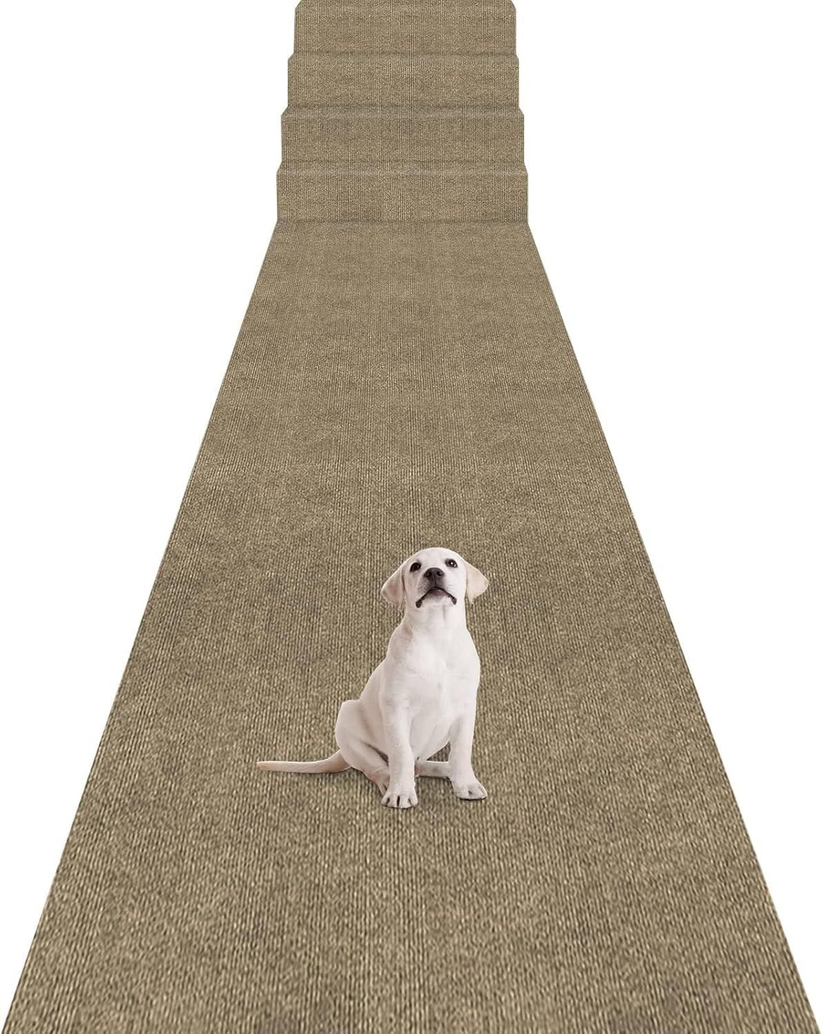 廊下 カーペット 吸着 廊下敷き 80×600cm 厚さ4 mm Bolinker ロングカーペット ズレない 洗える 撥水 おしゃれ 無地 カーペットタイプ ロングマット TPR 防音 ラグ 無地