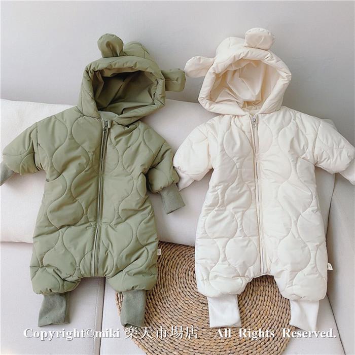 ランキング1位受賞裏起毛 ベビー服 新生児 カバーオール ロンパース 女の子 長袖 無地 ボタン 赤ちゃん 百日祝い 妊婦 プレゼント 誕 クリスマス 子ども服