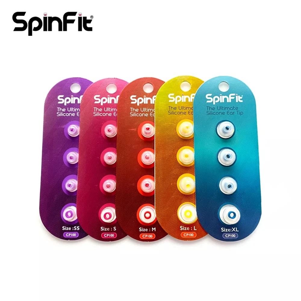 SpinFit CP100 CP800 CP230 CP240 (1ペア) イヤホン用シリコンイヤーピース ケース付き FiiO DUNU対応 輸入品
