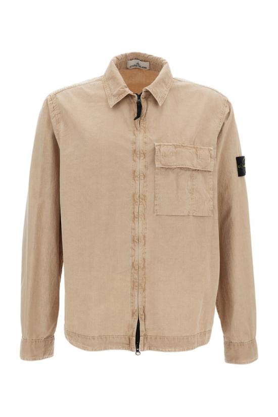 STONE ISLAND Men Shirts 1200008S00WNV019A Neutrals