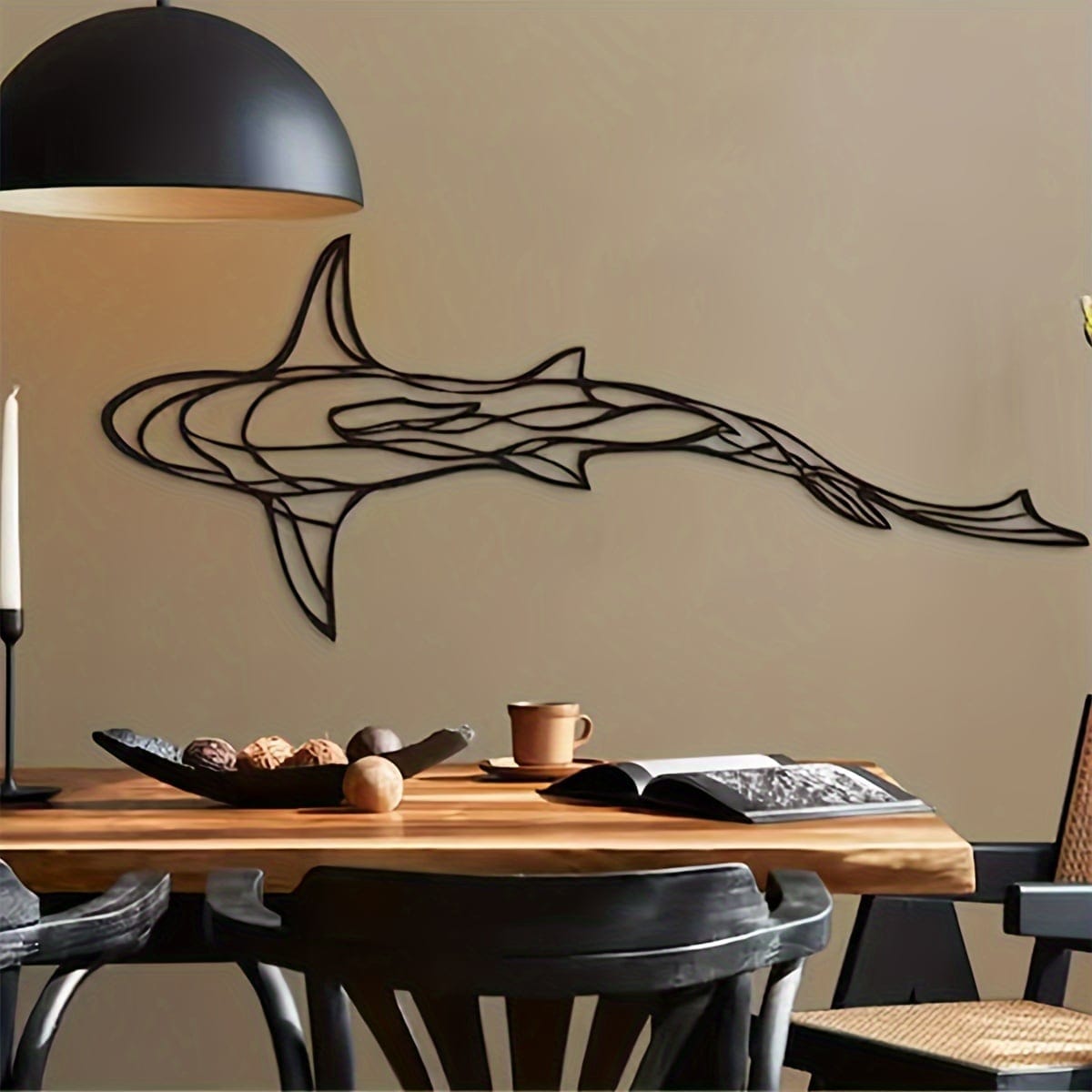 メタルウォールデコレーション サメ 鮫 壁掛けインテリア シャーク アイアン おしゃれ アート 装飾