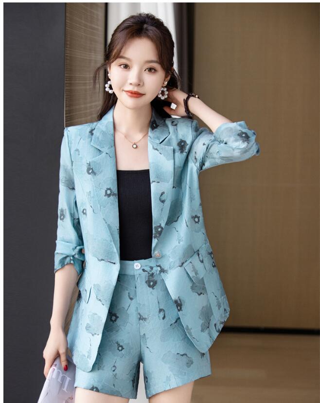 【TIME HOLDER】夏新作 スーツレディース 夏 エレガント オシャレ 2点セット パンツスーツ スリム 一つボダンスーツ フォマールスーツ おしゃれスーツ セットアップ 謝恩会 七五三 参観日