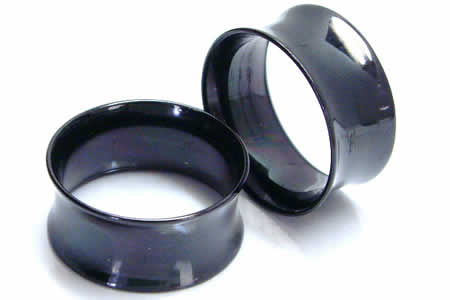 ボディピアス 22mm ブラック ダブルフレアアイレット 22ミリ ステンレス 黒色 コーティング 定番 ラージホール 両側が広い 拡張 男性 女性 人気 シンプル 定番 bk-df22xxxxxx 6,380円