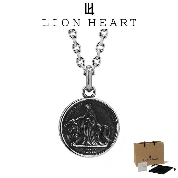 ネックレス メンズ ウナ＆ライオンコインネックレス サージカルステンレス316L LH-03NE0505 ステンレス アレルギーフリー 【ネコポス】