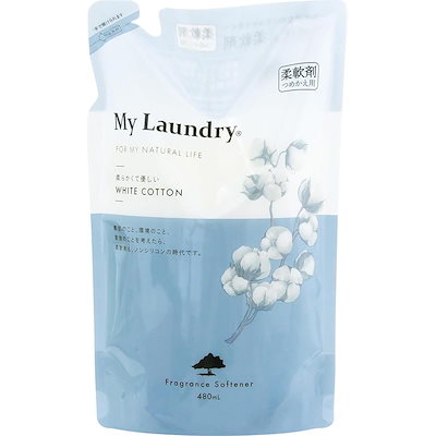 他サイト： マイランドリー詰替用 ホワイトコットンの香り 480mlの商品画像