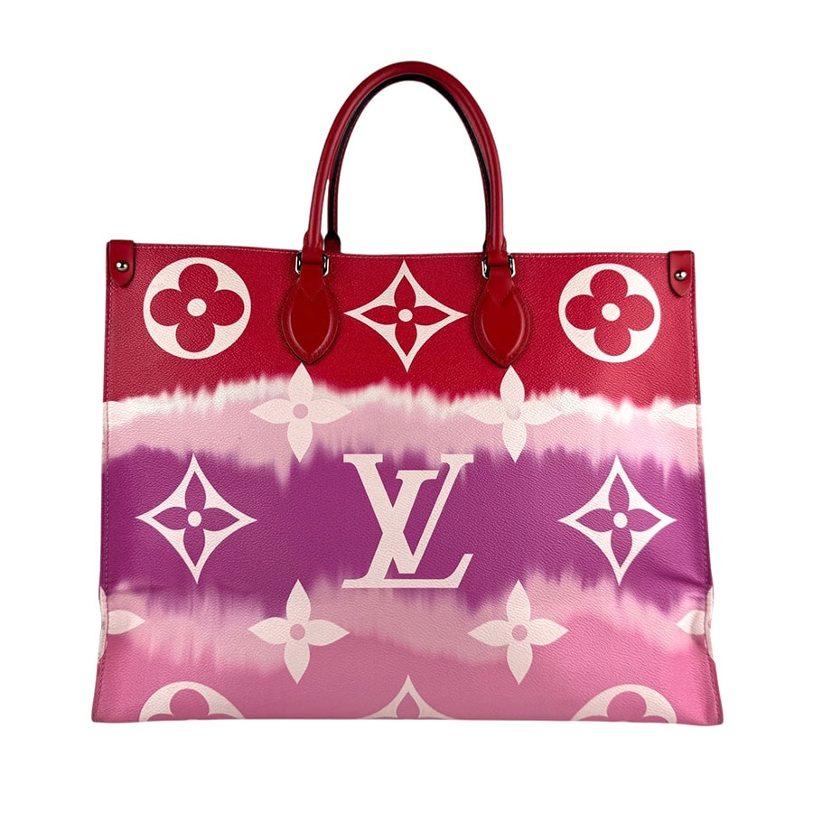 ルイ ヴィトン LOUIS VUITTON ショルダーバッグ ハンドバッグ LVエスカル オンザゴーGM モノグラムキャンバス レッド×ピンク ユニセックス M45121 z6524