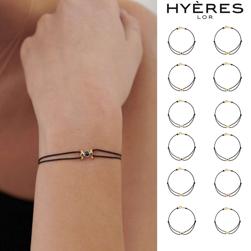 [HYERES LOR] Happiness Zodiac Silver Thread Bracelet 11,164円