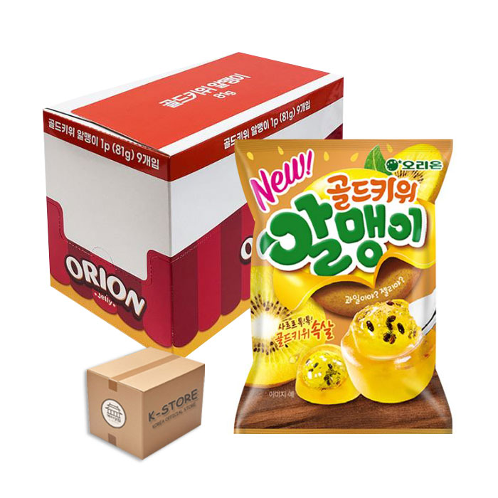 [業者向け] マイグミ ゴールドキウイフルーツグミ (9 x 12) / 3BOX 韓国グミ