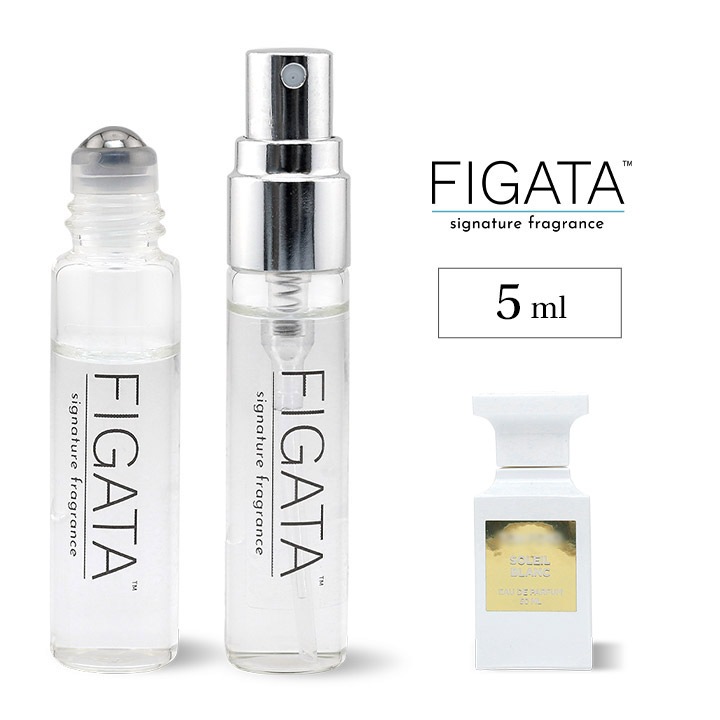 [FIGATA]ミニ香水原材料/ トムフォード ソレイユブラン オードパルファン 香水 お試し 選べる 容量 5ml スプレー ロールオン アトマイザー ネコポス