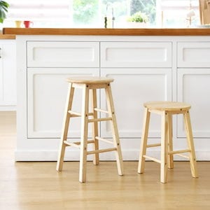 木製丸型スツール 原木椅子 小型 高さ45cm 中型 高さ60cm チェア