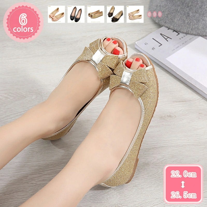 1000円OFFクーポン オープントゥパンプス サンダル パンプス フラット 歩きやすい フラットシューズ 美脚 疲れにくい 女性 ぺたんこ靴 カジュアル シューズ レディース 痛くない 二次会 入園