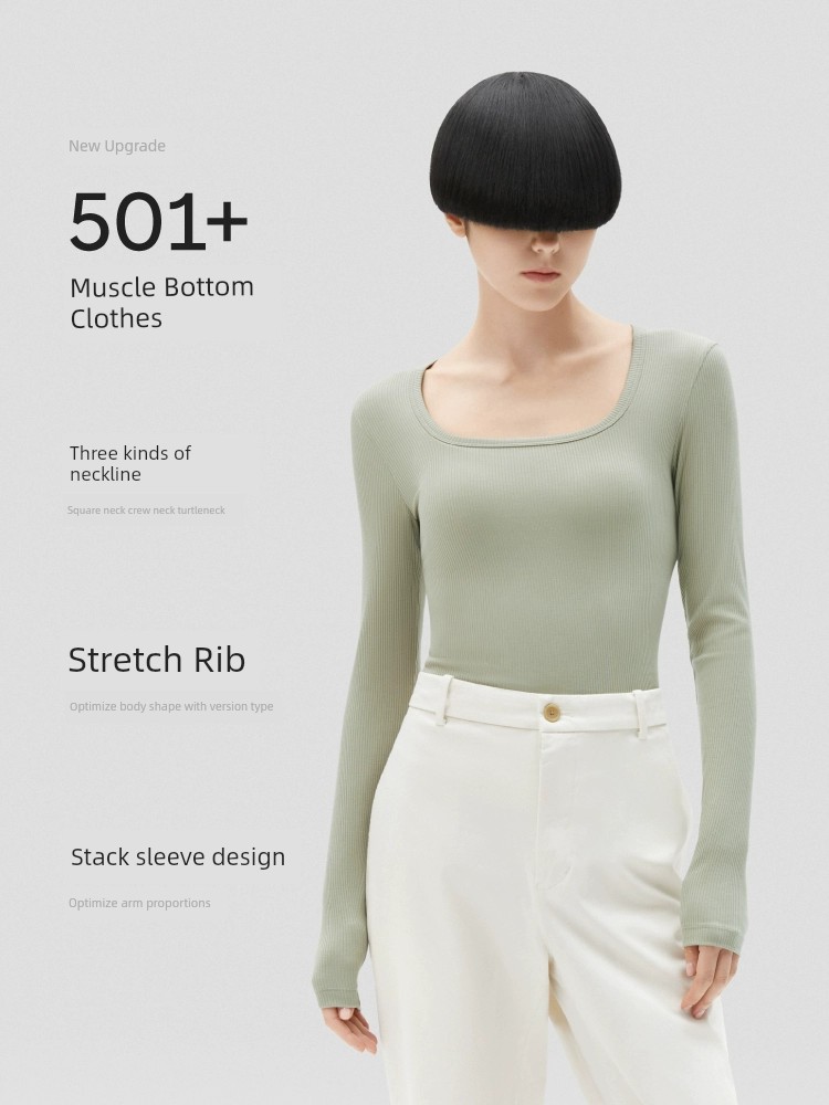 バナナ ホット スキン Zhao Lusi T シャツ スリムフィット ベースレイヤー