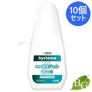 ライオン デント システマ 薬用歯間ジェル 20mL 10個セット