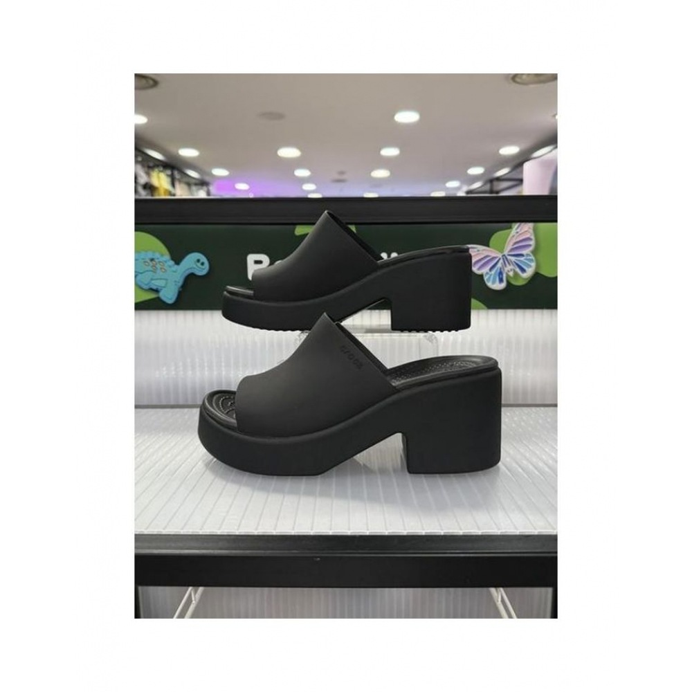 クロックスシューズブルックリンスライドヒール 209408-060 ブラック