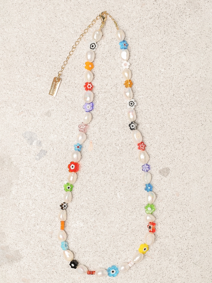 【TOWTOW ARCHIVE】 POPPY NECKLACE : RAINBOW