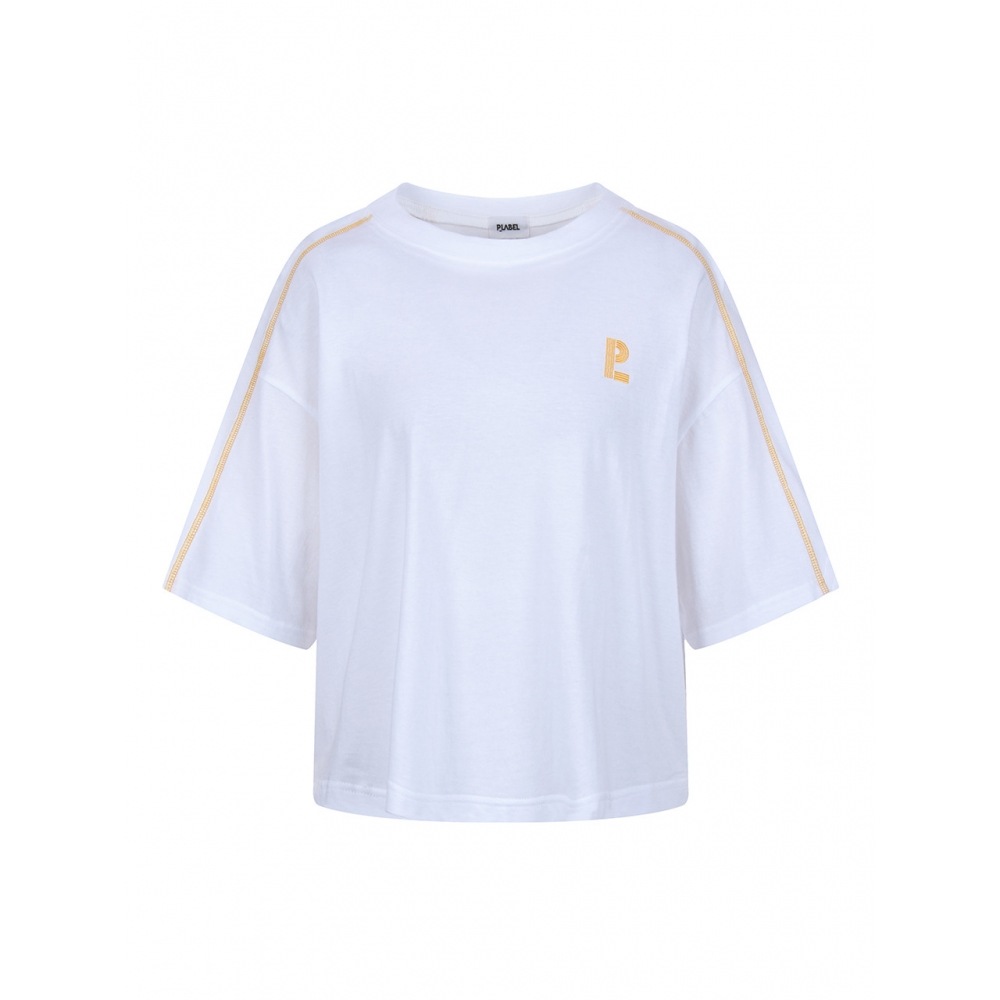 P LABEL P LABEL ロゴジャージーTシャツ MW3ME128 WHT
