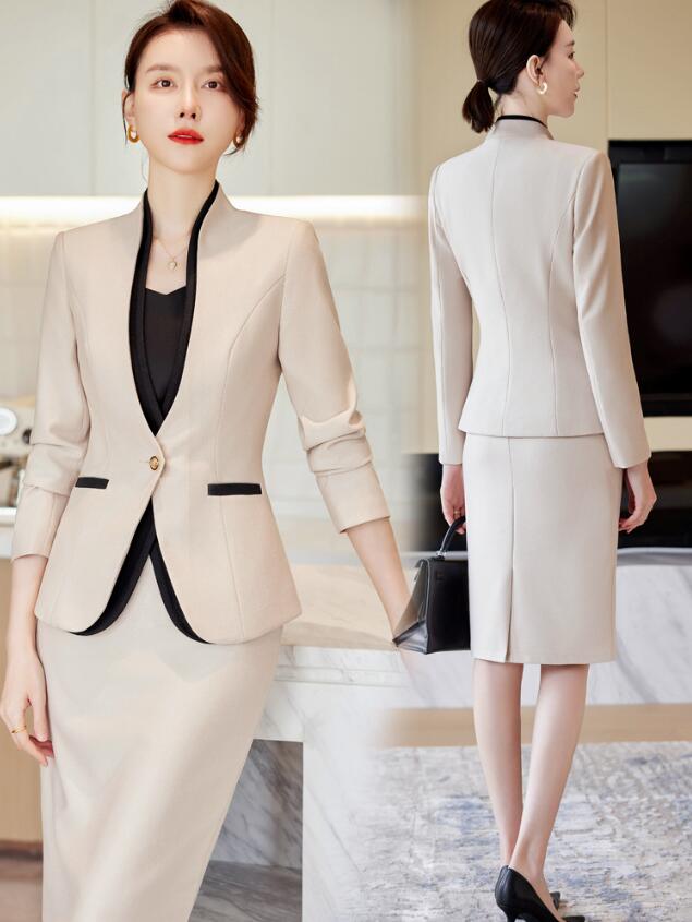 レディーススーツセット 　スカートセット 20代　30代　40代　切り替え　オールシーズン　フェミニン 事務服 フォーマル 制服OL ビジネス 入学式 卒業式 通勤　スーツジャケット　オフィス