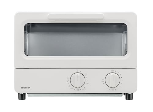 TOSHIBA(東芝) トースター オーブントースター 2枚焼き HTR-PZ3(W) ミルキーホワ