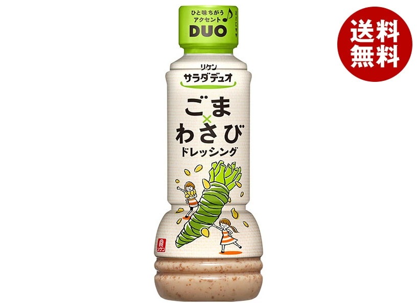 理研ビタミン リケン サラダデュオ ごまわさびドレッシング 300mlペットボトル×12本入×(2ケース)
