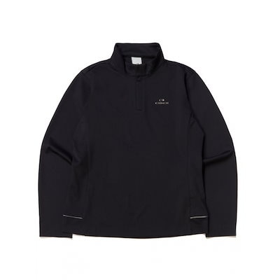 EIDER ESSENTIAL (エッセンシャル) Mollys Beta ロングスリーブジップアップ Tシャツ_ブラック 6,749円