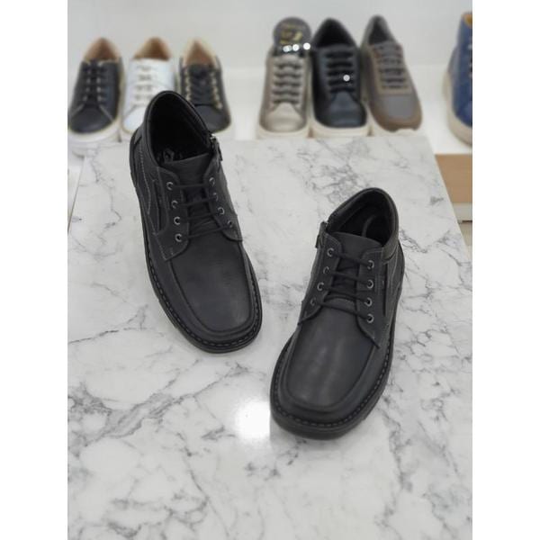 セーブゾーン05 男性 広幅 カジュアル コンフォート フォーマル 防寒ブーツ ファー チャッカ RL3N593 (S43198546)