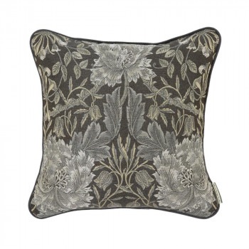 ハニーサクル＆チューリップ 背当てクッションカバー 45×45cm LL1743 DBR ダークブラウン