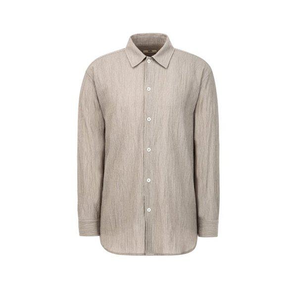 プリーツ長袖シャツ(DMSH5C008I1)