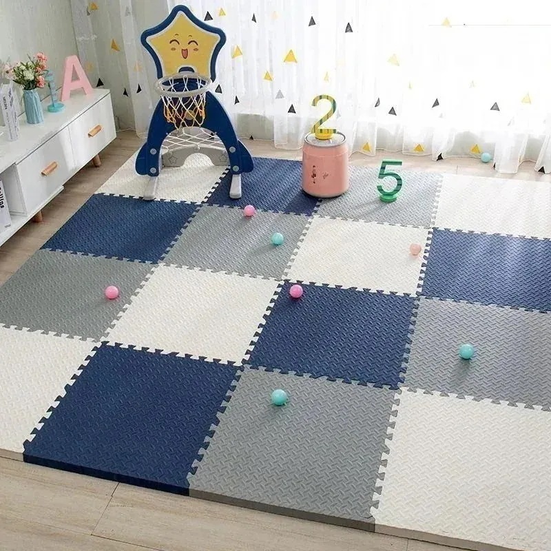 【幸運】ジョイントマット 30*30cm 40枚 床暖房対応 パズルマット フロアマット プレイマット カーペット ソフト ベビーマット 赤ちゃん 防音 防水1308