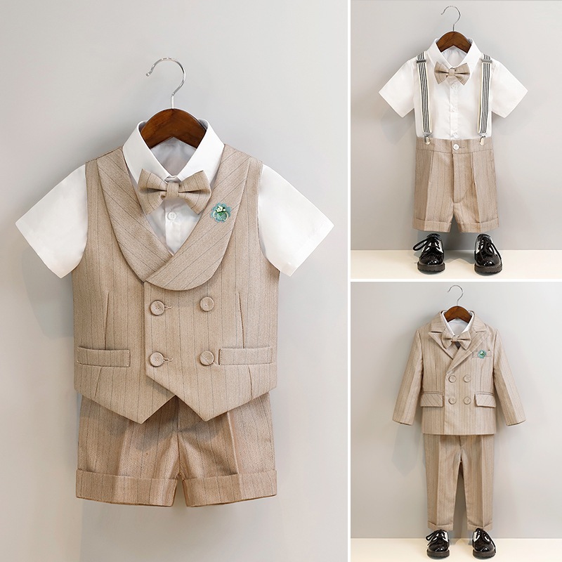 男の子 礼服 かっこいい セット ボーダー 子供用 小さなスーツ ピアノ 司会 フラワーボーイ 発表会 衣装