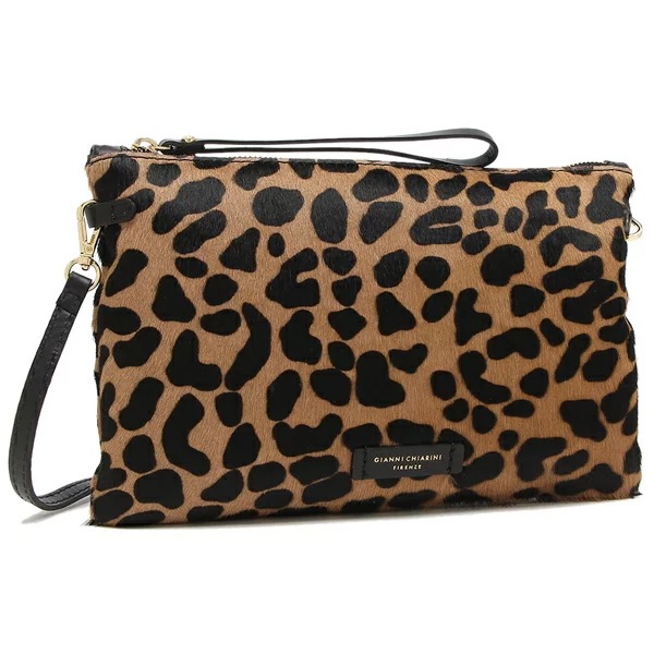 ショルダーバッグ クラッチバッグ ハーミー 2WAY ブラウン ブラック レディース BS3905 CAV-PL