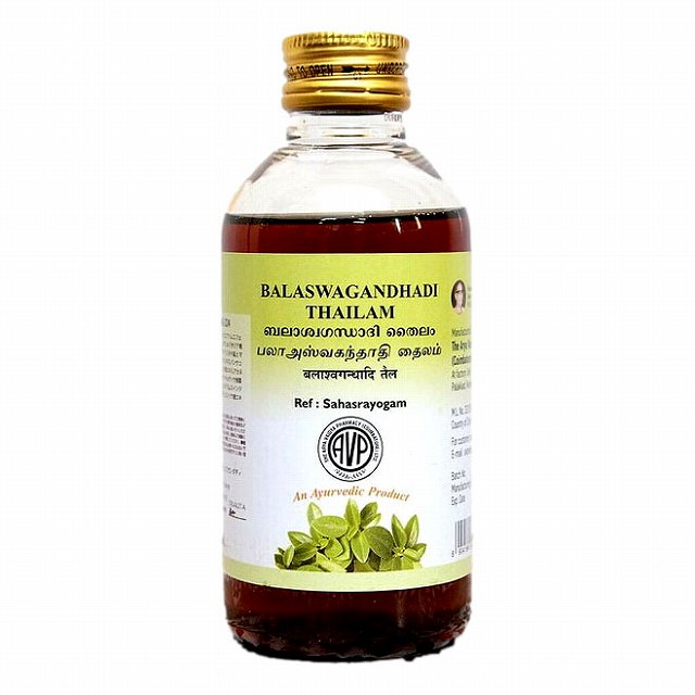 アルヤ ヴァイディヤ ファーマシー バラアシュワガンダディ タイラム 200ml