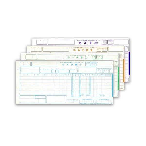 トッパンフォームズチェーンストア統一伝票 仕入 ターンアラウンド1型（6行） 4P連帳 125インチ C-BA14 1箱（1000組）