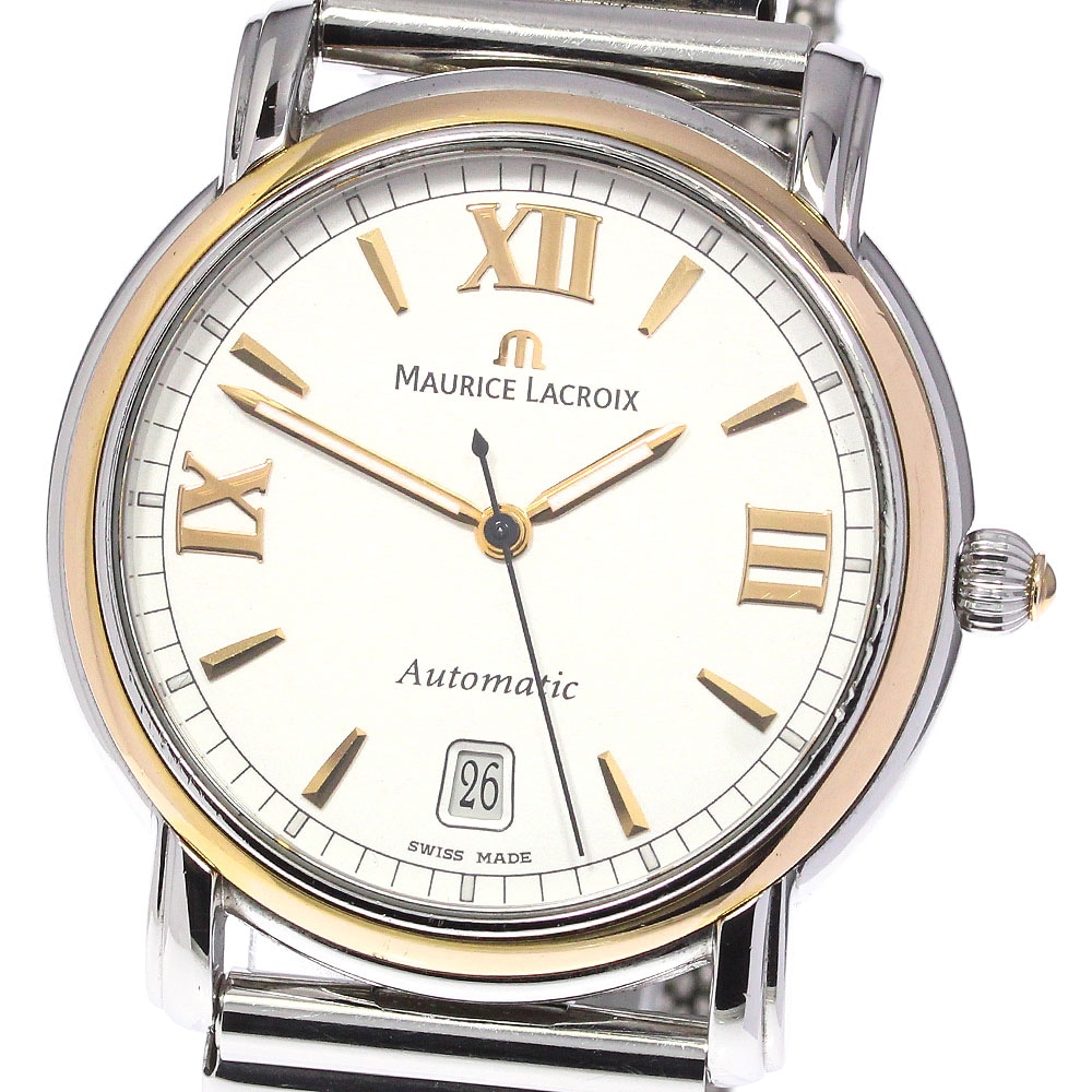 モーリスラクロア MAURICE LACROIX 68775 ポントス デイト 自動巻き メンズ _743900【中古】