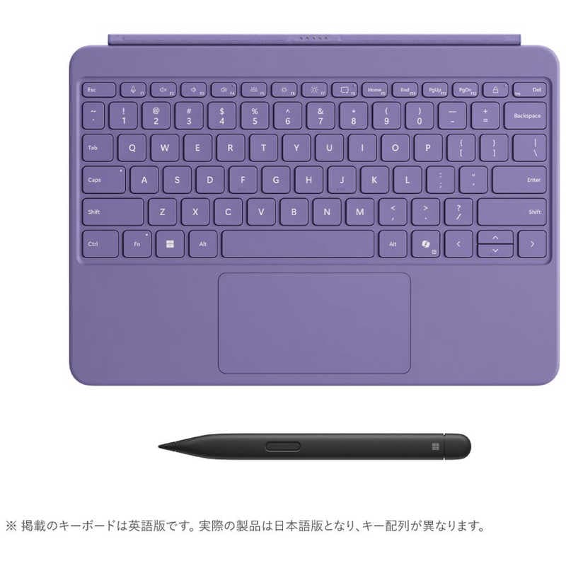 マイクロソフト　Microsoft　（純正）Surface Pro 12 インチ キーボード（ペン収納付き/スリム ペン付き） バイオレット　EP2-33103