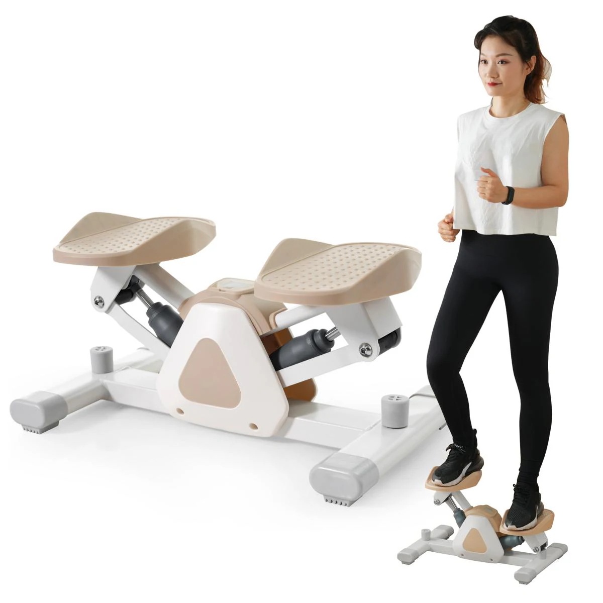 ステッパー 静音 省スペース 自宅で有酸素運動 踏み台運動 室内 エクササイズマシン ダイエット器具 有酸素運動 ナイスデー ながら運動 室内 ステッパー 静音 省スペース 自宅で有酸素運動