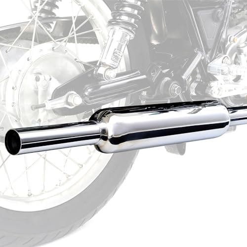 デイトナ(Daytona) バイク用 スリップオンキャブトンタイプマフラー クロームメッキ FIモデ