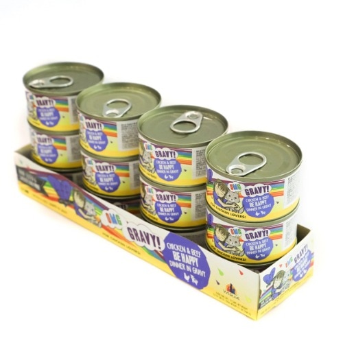 ウェルバBFF猫ウェット缶飼料80g x 12 - チキンビーフペット墓苗栄養バランス健康ヘルシー携帯