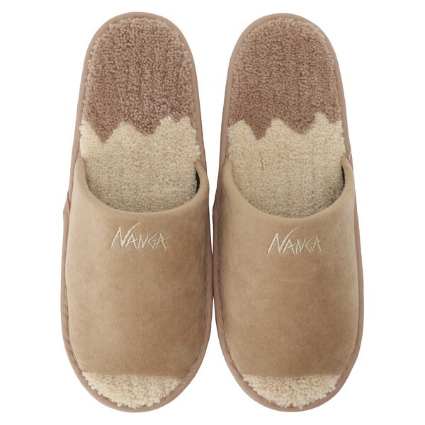 ナンガ RIDGELINE GRADATION ROOM SHOES BEIGE 26 NZ2454-4F406-B N0000831 リッジライングラデーションルームシューズ