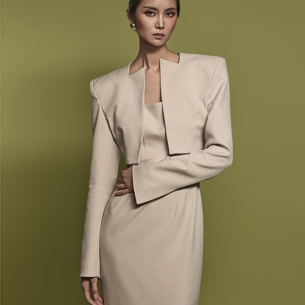 J9307 ダイアゴナルラインジャケット