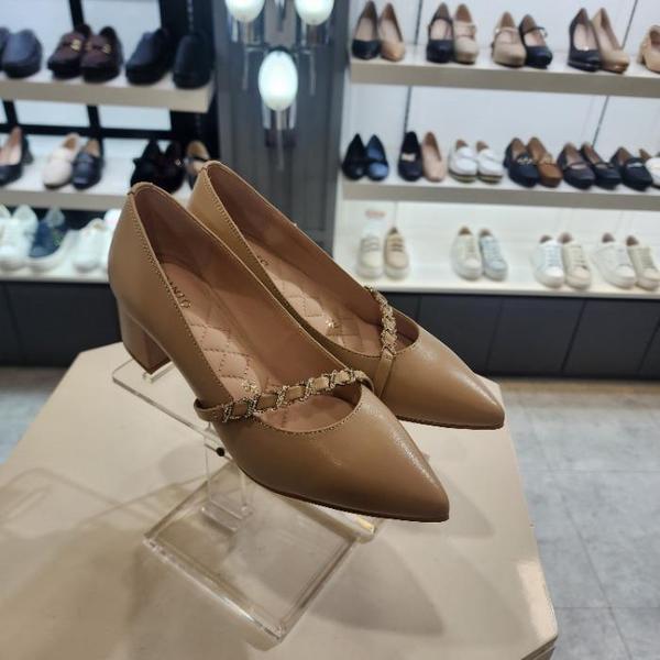 HC10 女ピンクスティレット宝石パンプス LCWD27U61325 (44877260)