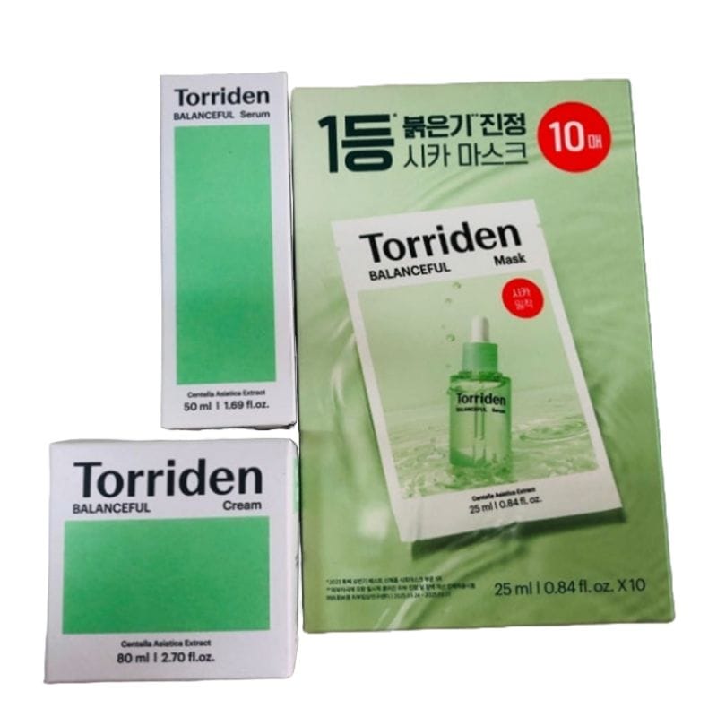[3点セット] トリデン バランスフル 3種セット (セラム50ml + クリーム80ml + マスクパック10枚)