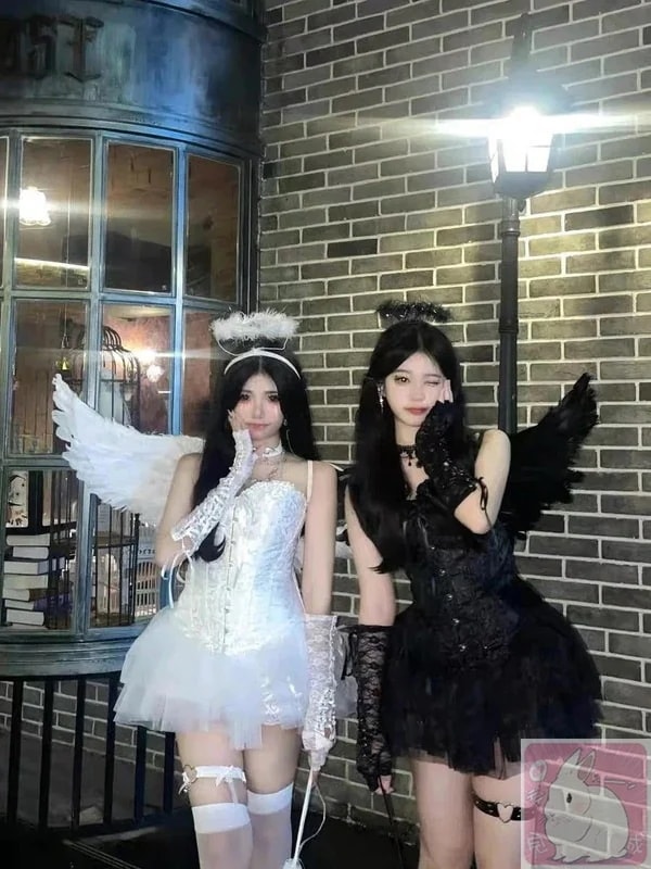 本日の商品コスム天使悪魔セクシーなドレス クリスマスコスム サンタコスプレ コスプレ サン サンタコスプレ レディース