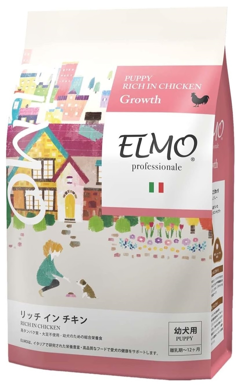 ELMO エルモ パピー 幼犬用 リッチインチキン 離乳期から12ヶ月 3kg