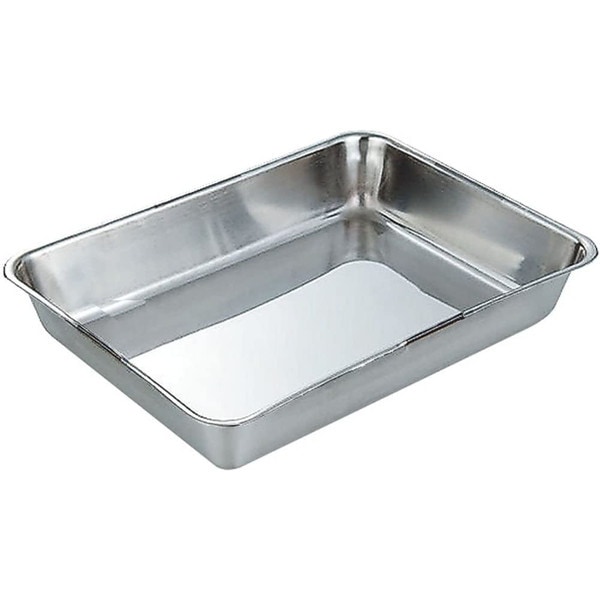 カンダ 18-8 カラー角バット 10枚取 黒調理器具