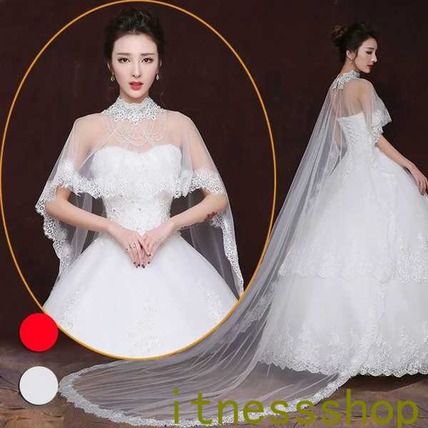 新品早く買いに来て 新生活 ボレロ 結婚式 ロング丈ショール メール便 ウェディングボレロ ケープ 肩掛け レース パーティー フォーマル レディースファッション 新作 お呼ばれ 発表会 結婚式ボレ