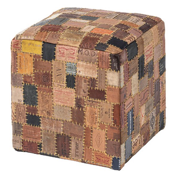 キューブスツール ブラウン 約幅40×奥行き40×高さ44cm FAB-007