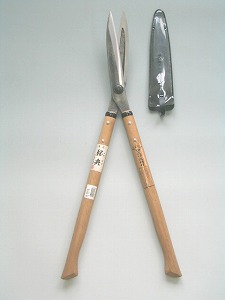 A-21 195mm安来鋼付止なし刈込鋏裏押コブ柄 鋼典 かねのり カネノリ 五十嵐刃物工業 園芸