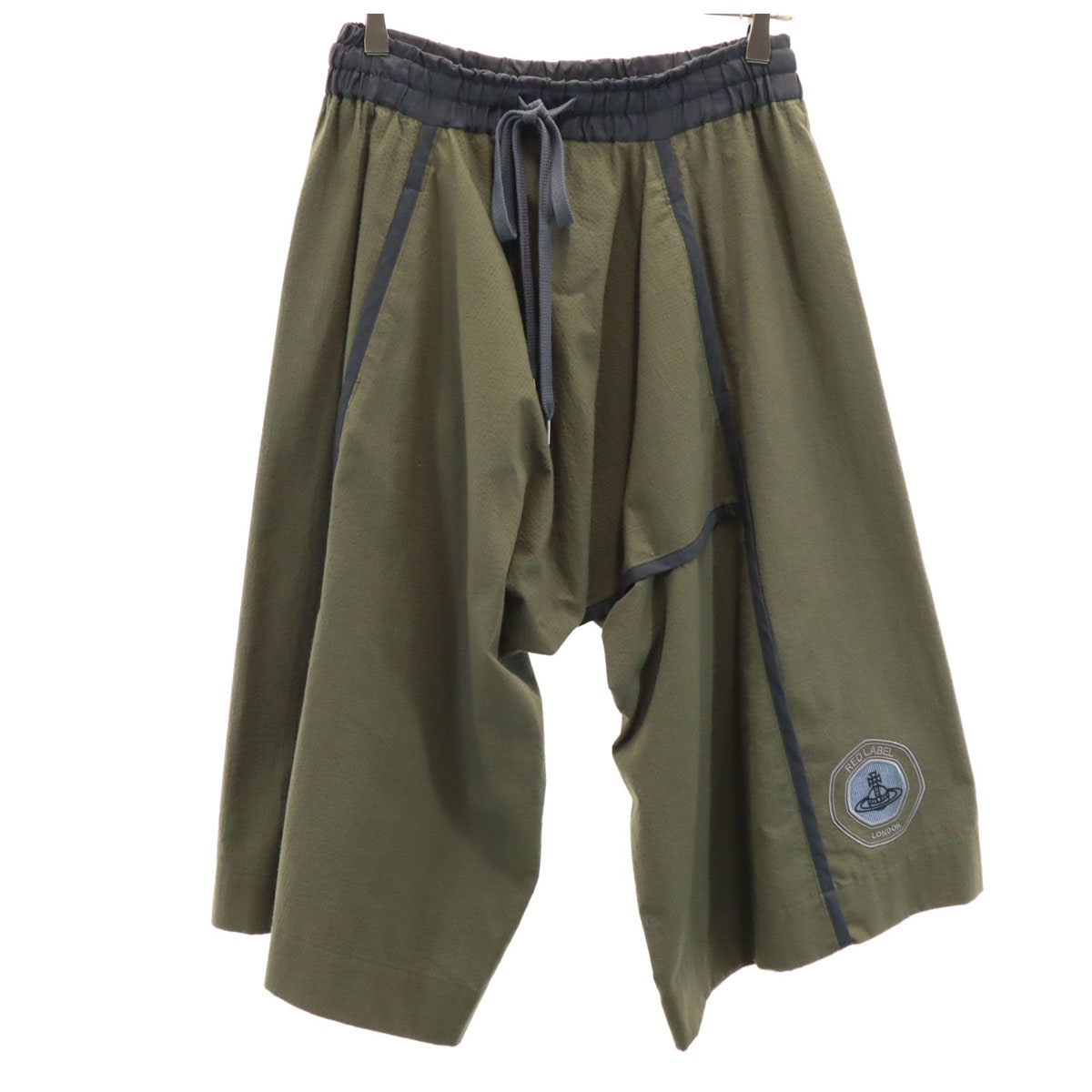 Vivienne Westwood Red Label ヴィヴィアンウエストウッド レッドレーベル 日本製 ワイド サルエルパンツ カーキ レディース 古着