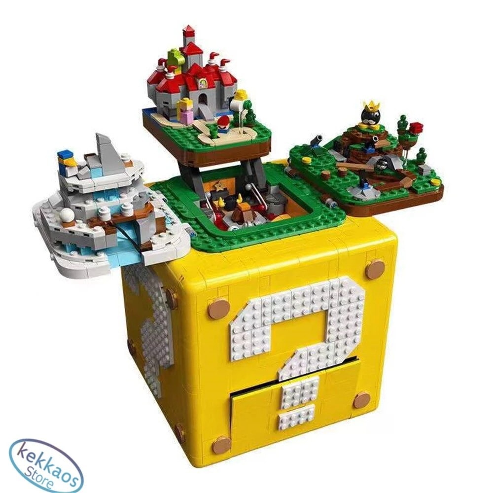 ブロック 玩具 おもちゃ 互換品 ハテナブロック レゴ71395 スーパーマリオ64 レゴ互換