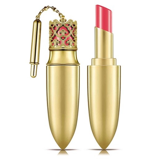 拱辰享 美 ラグジュアリー リップルージュ, 21号 コーラルピンク, 6g, 1個 高発色 保湿